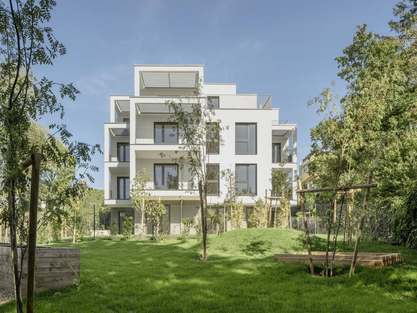Neubau Wohnung Hütteldorf Terrasse Südwestlage