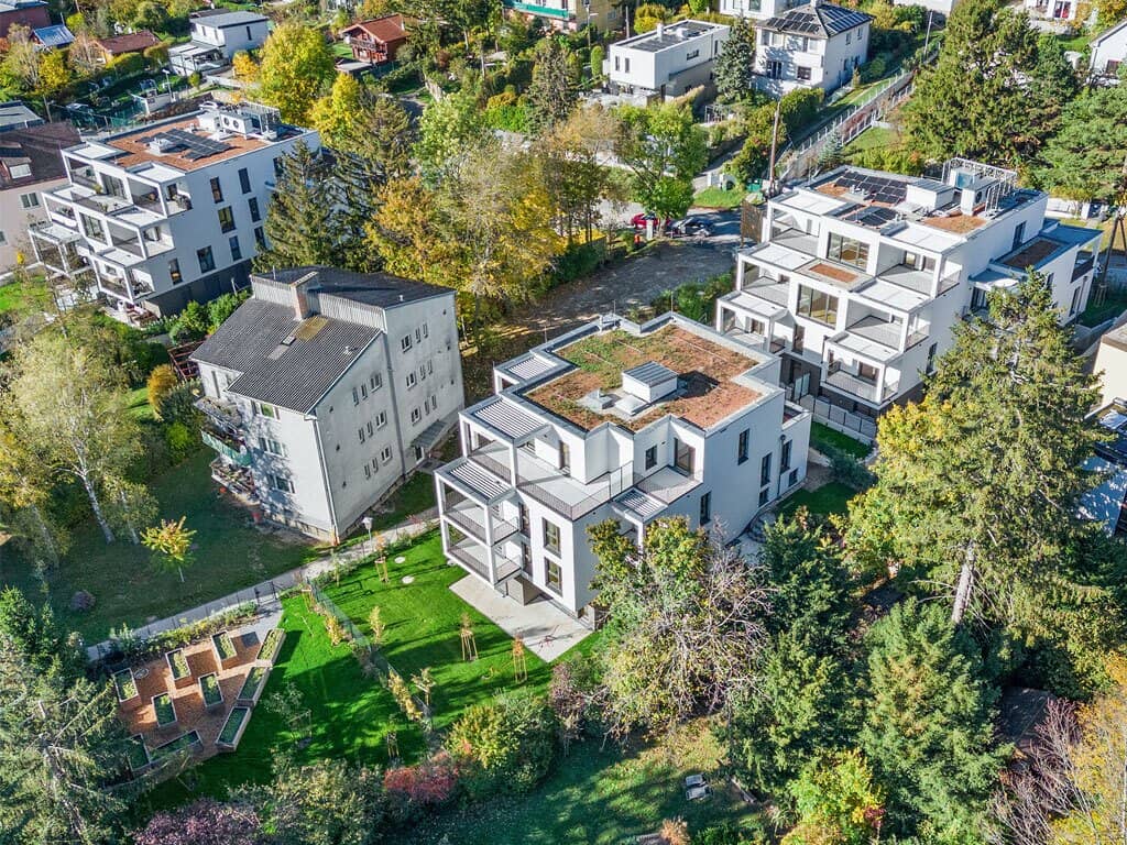 Neubau Wohnung Hütteldorf Terrasse Südwestlage
