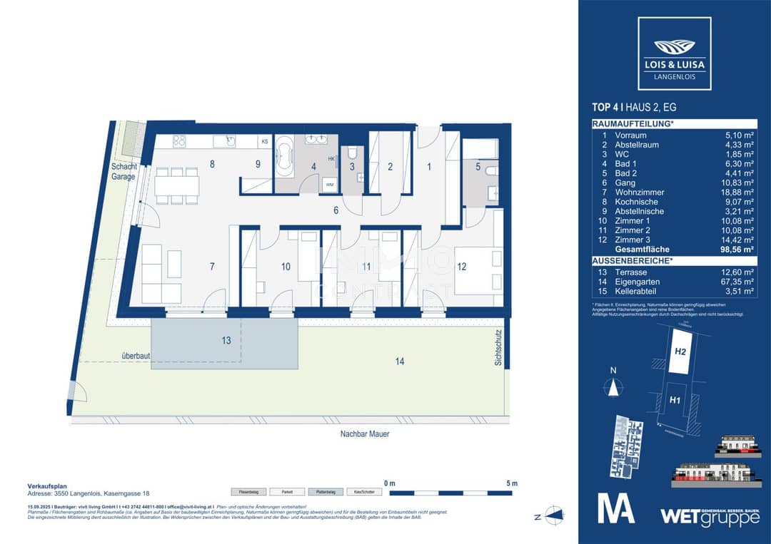 4-Zimmer-Neubau EG Langenlois