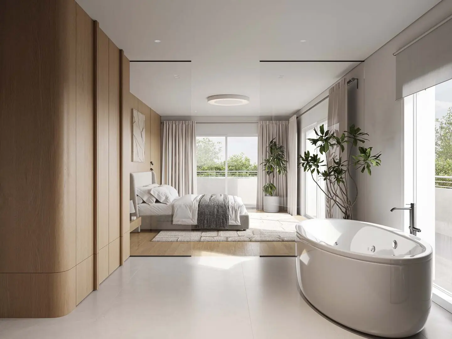 Ground floor apartment first occupancy with generous terraces and barrier free