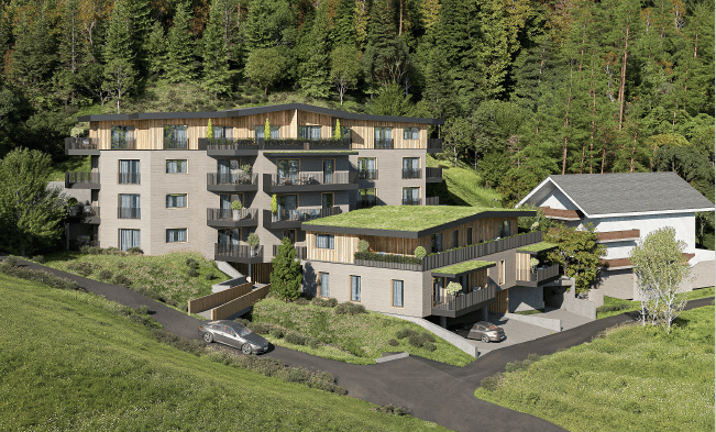 2-Room New Build Apt Hart Zillertal