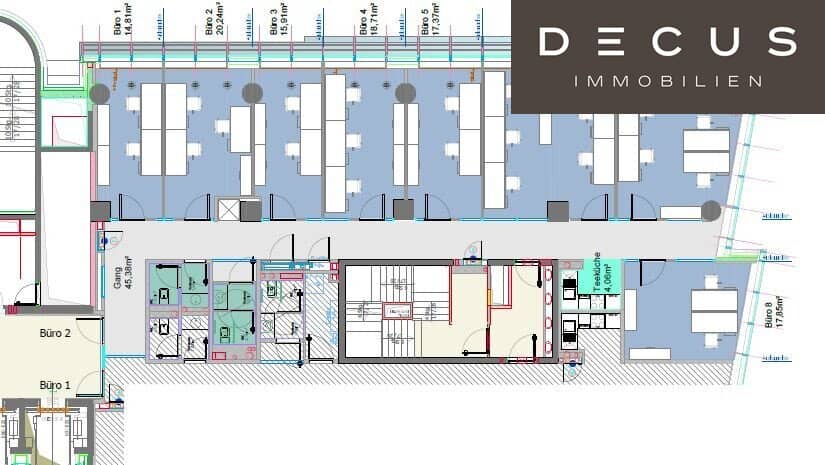 Büro 4. Etage Wienerberg City