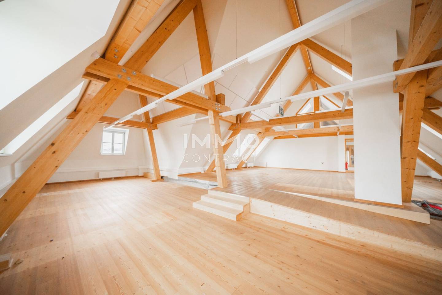 Top floor apartment loft at Freyenthurn Castle