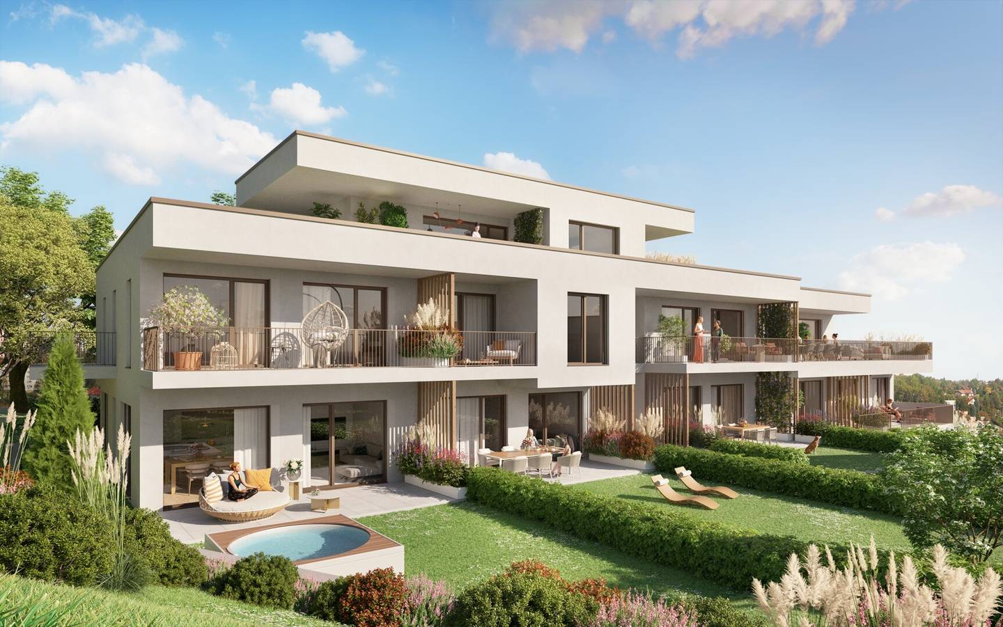 BESTLAGE St. Peter: 3 Zimmer GARTENWohnTraum!
