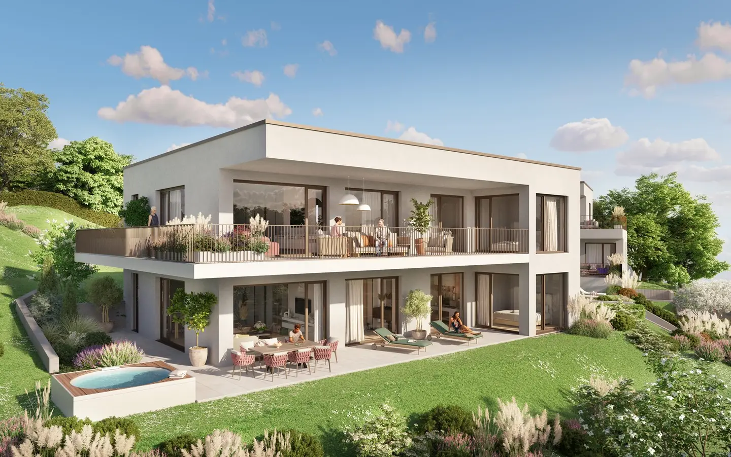 Penthouse Erstbezug mit großer Dachterrasse