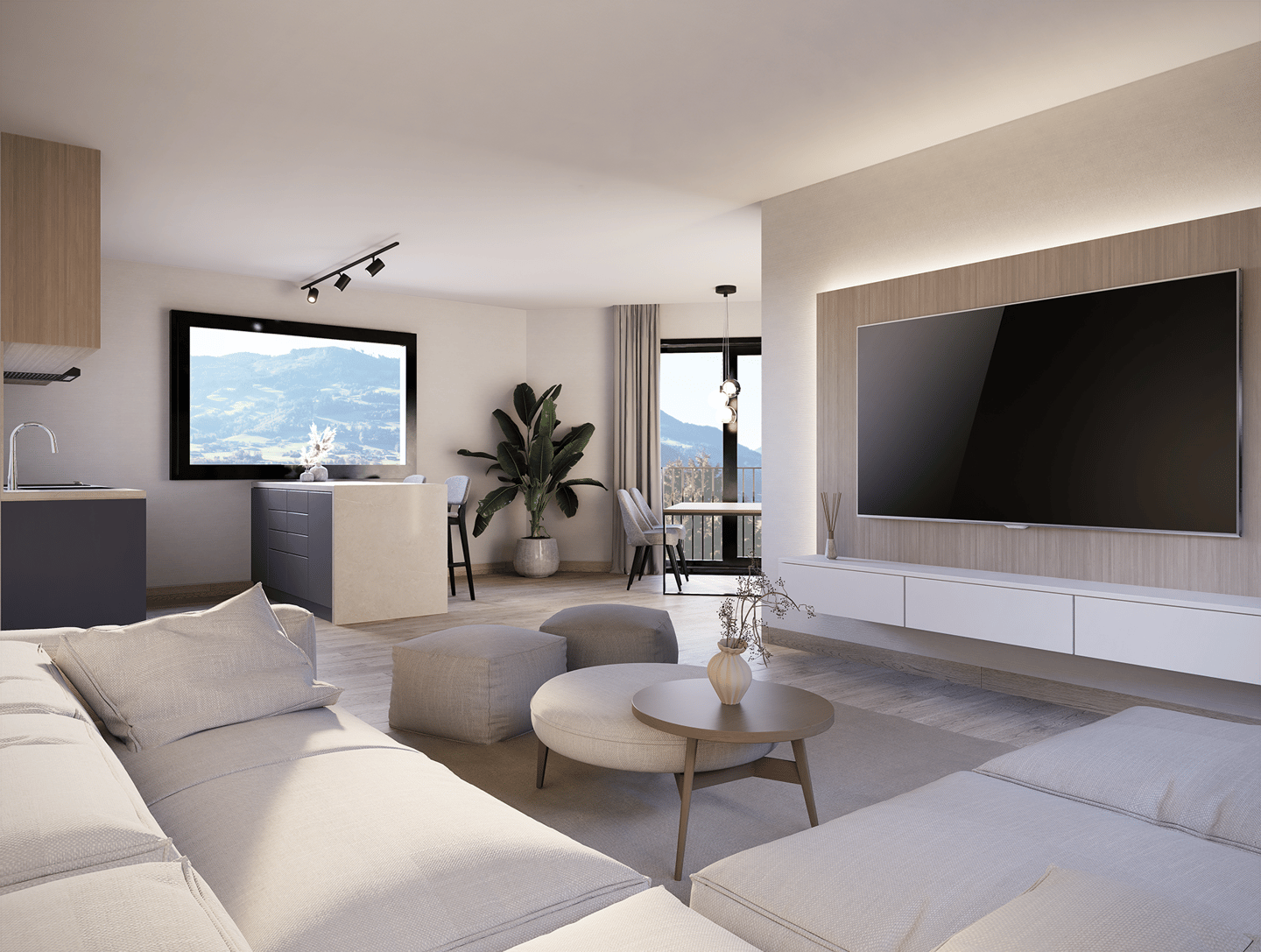 Wohnung mit unverbaubarer Aussicht in Hart im Zillertal
