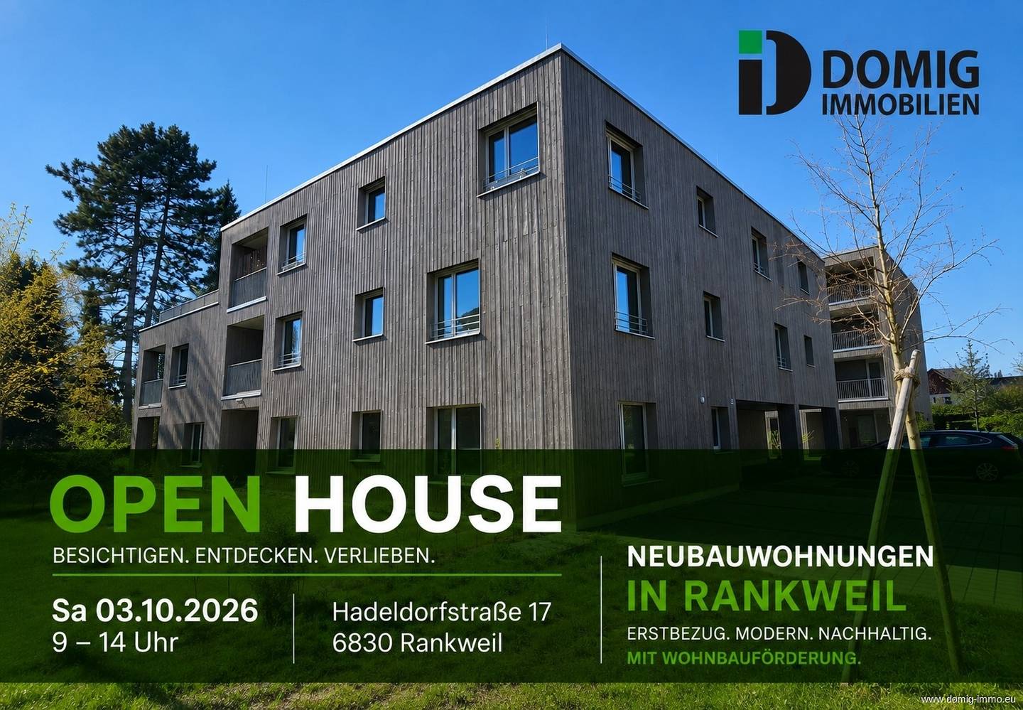 Commission free first occupancy apartment in new build