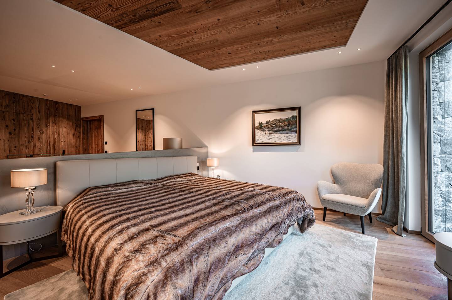 Ground floor apartment with panoramic view and garden