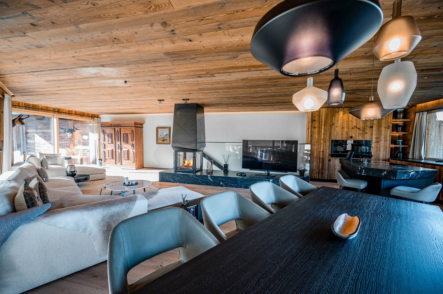 Ground floor apartment with panoramic view and garden