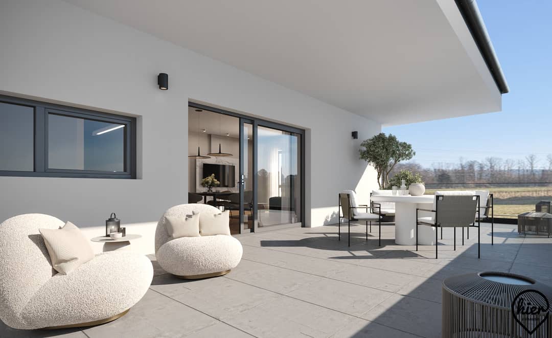 Penthouse with generous terrace near Graz