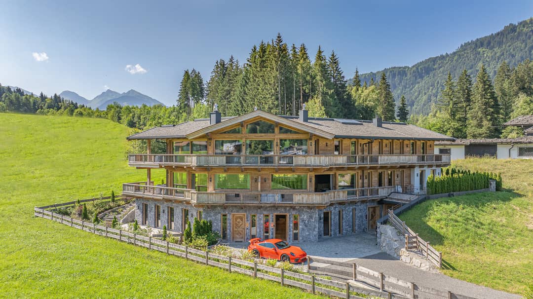 Maisonettewohnung unobstructed mountain view garden