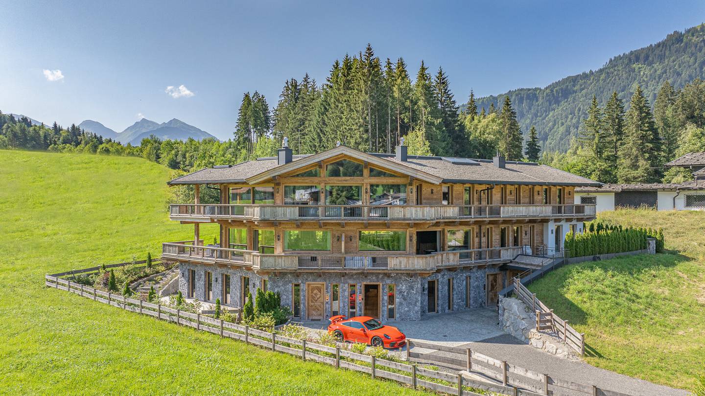 Maisonettewohnung unverbaubarer Bergblick Garten