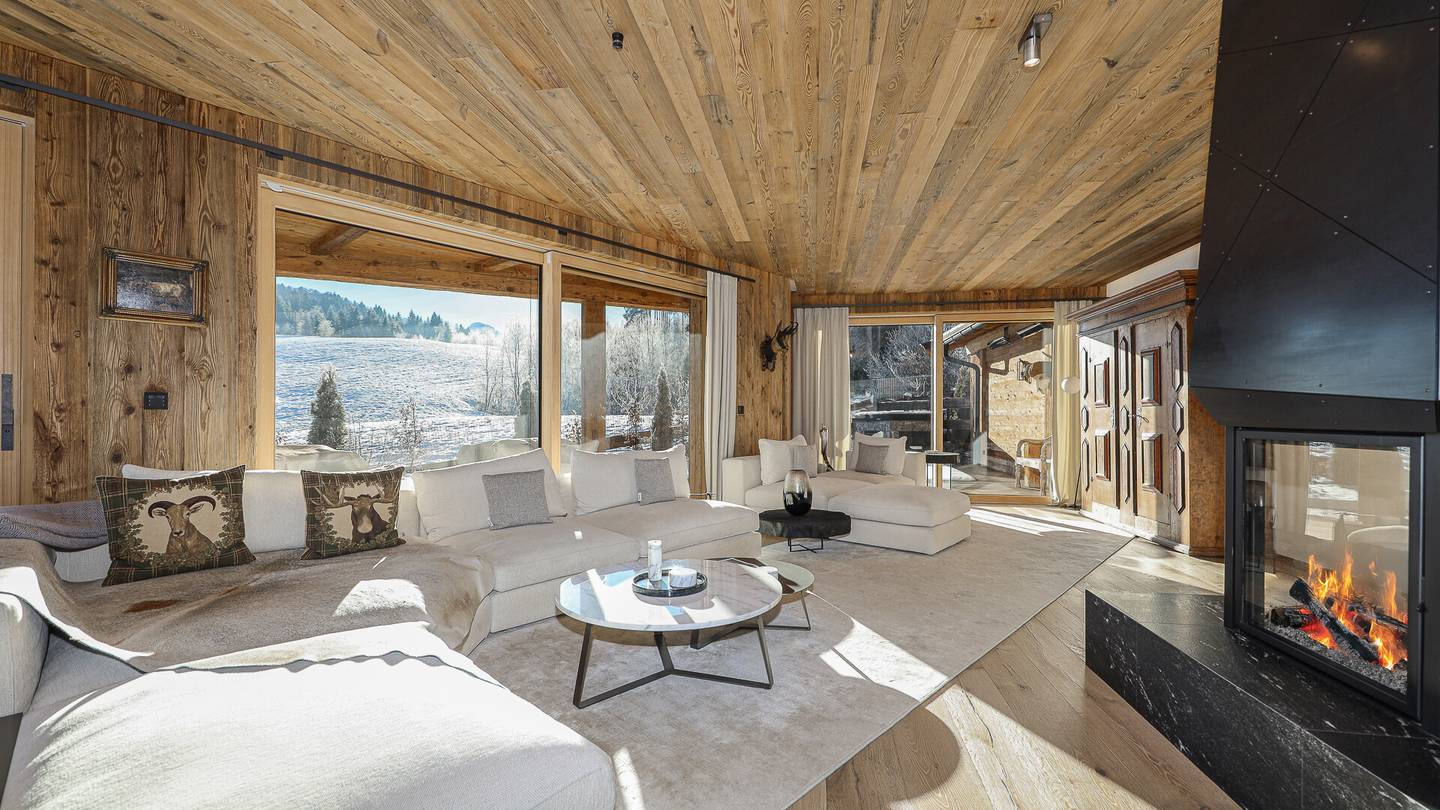 Maisonettewohnung unverbaubarer Bergblick Garten