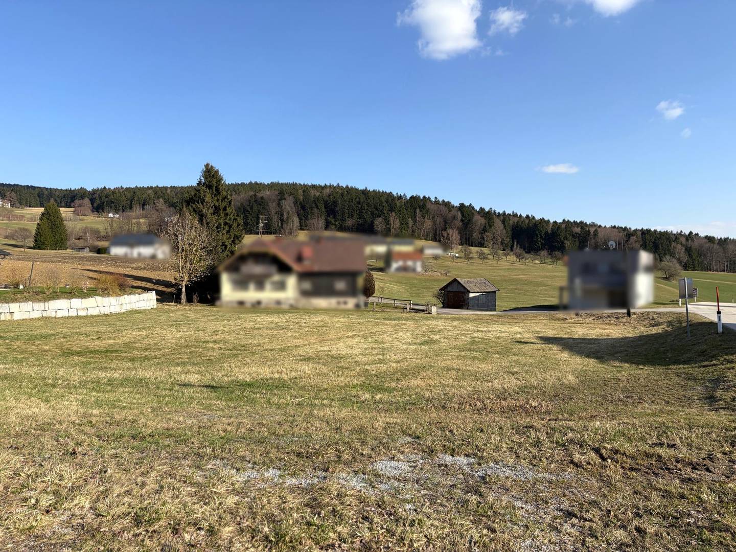 Sonniges Baugrundstück Böhmerwald