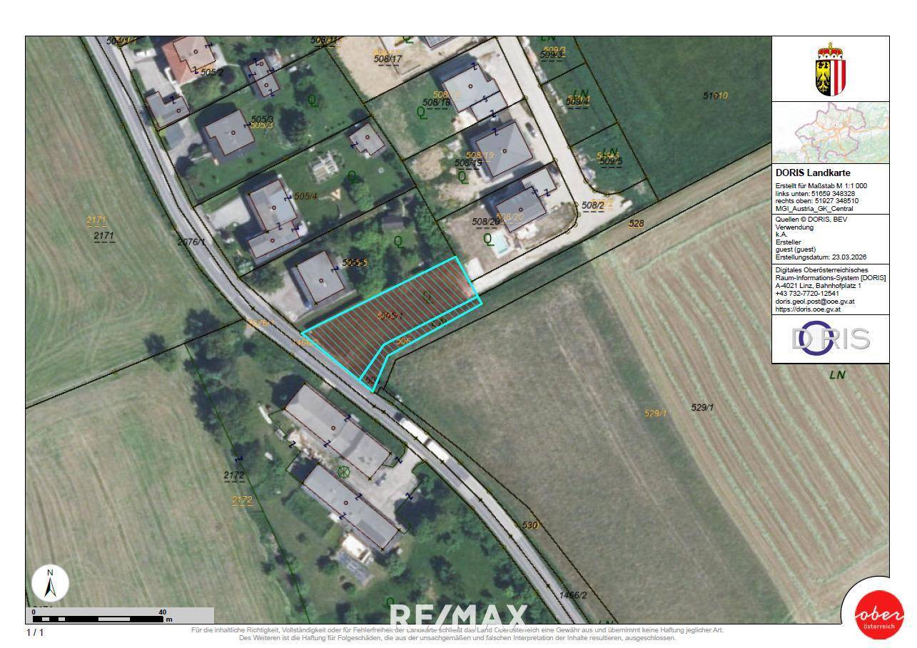 Baugrund Fraham 925 m²