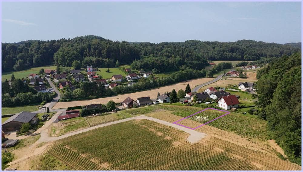 Baugrundstück 956 m² Kirchberg