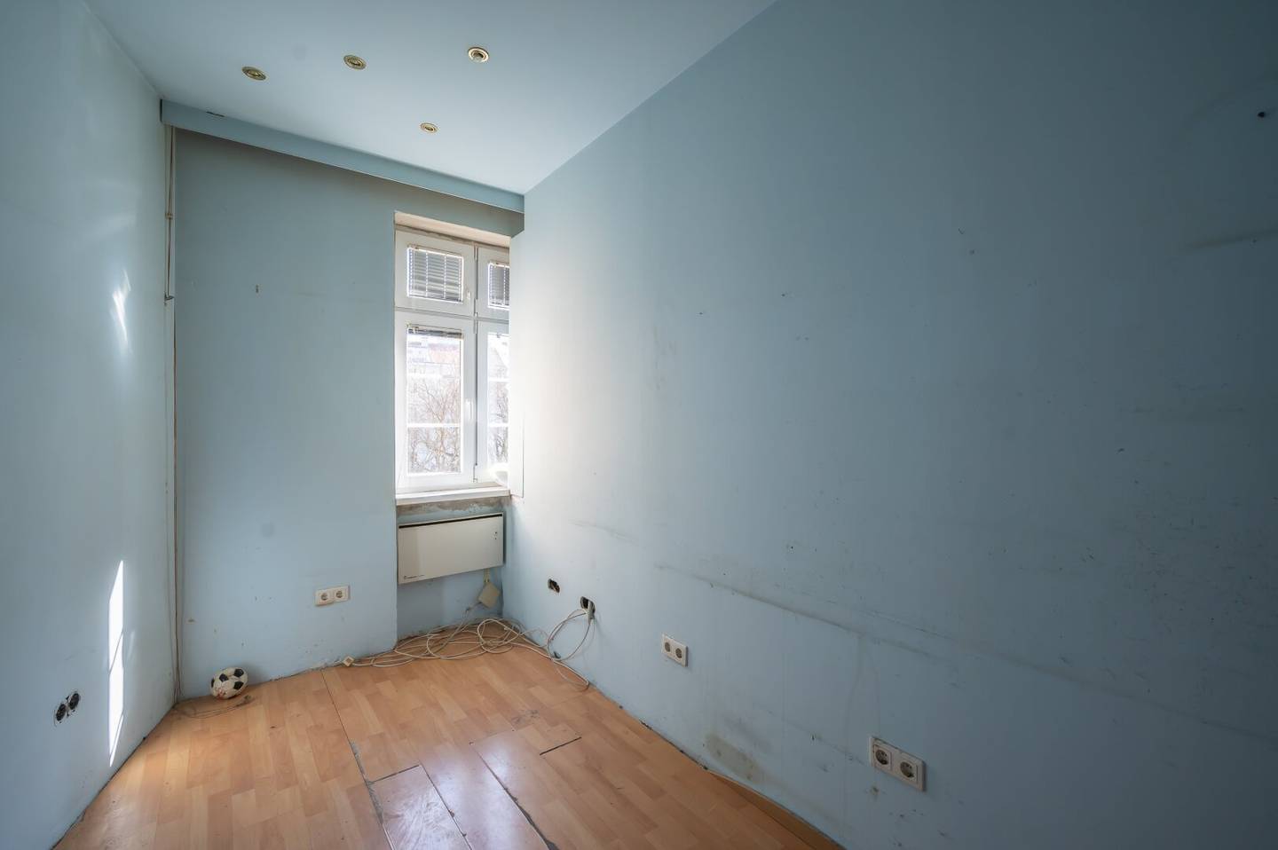 New quiet two room old building apartment with separate kitchen remodeling potential