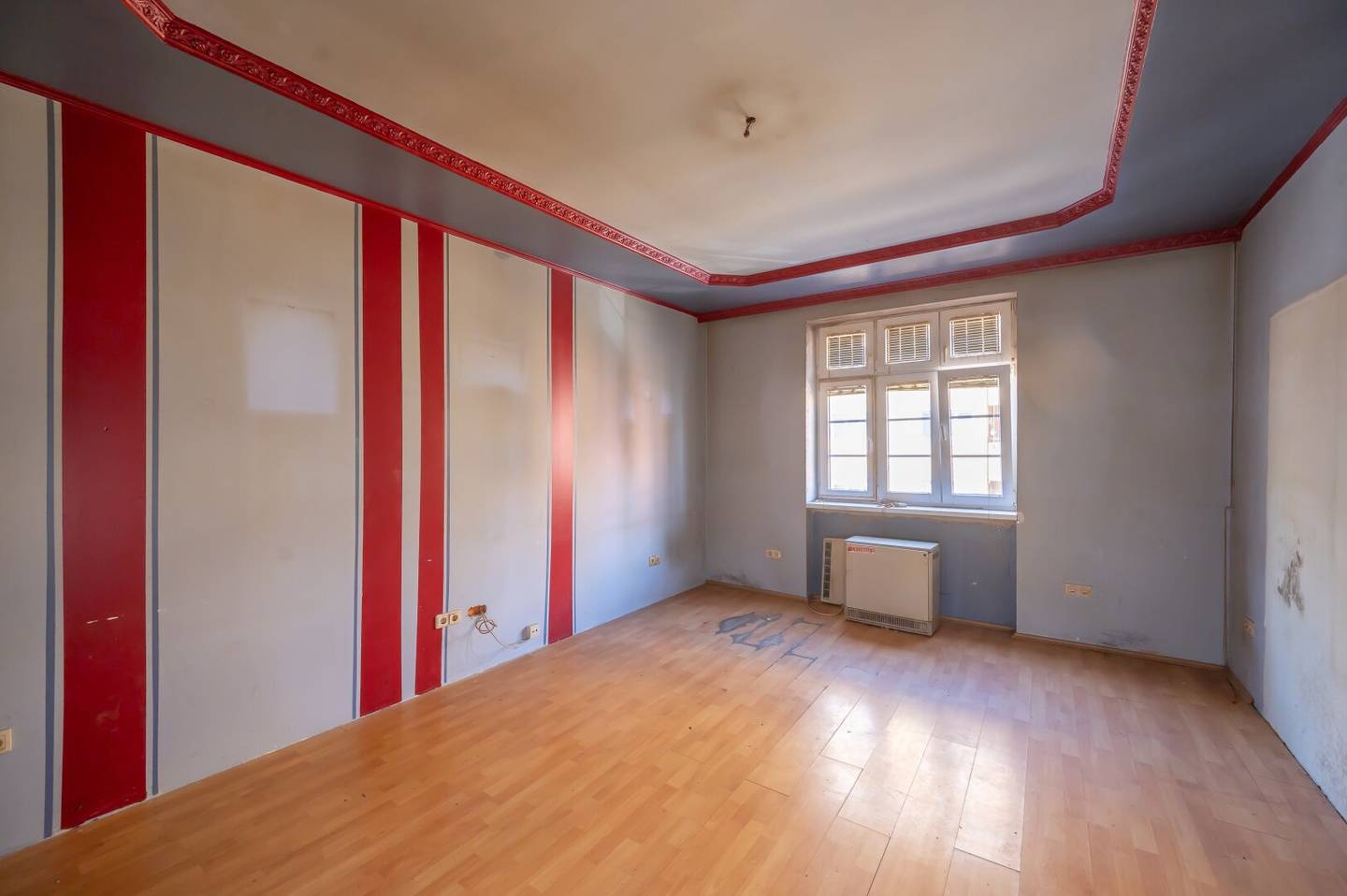 New quiet two room old building apartment with separate kitchen remodeling potential