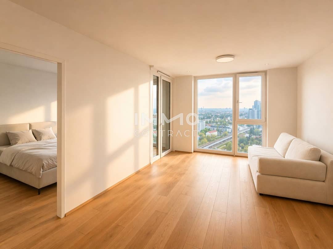 Wohnung mit Dachterrassenpool und Donauausblick
