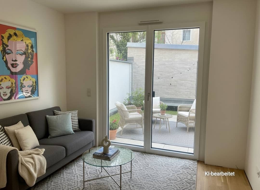 Wohnung stadtnah mit Terrasse und Garten Erstbezug