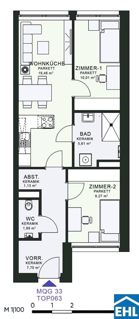 Neubau Wohnung Erstbezug Messe Graz