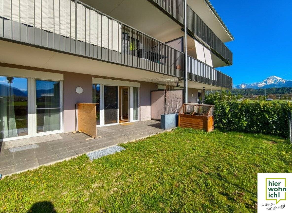 Garden apartment with mountain view in Villach