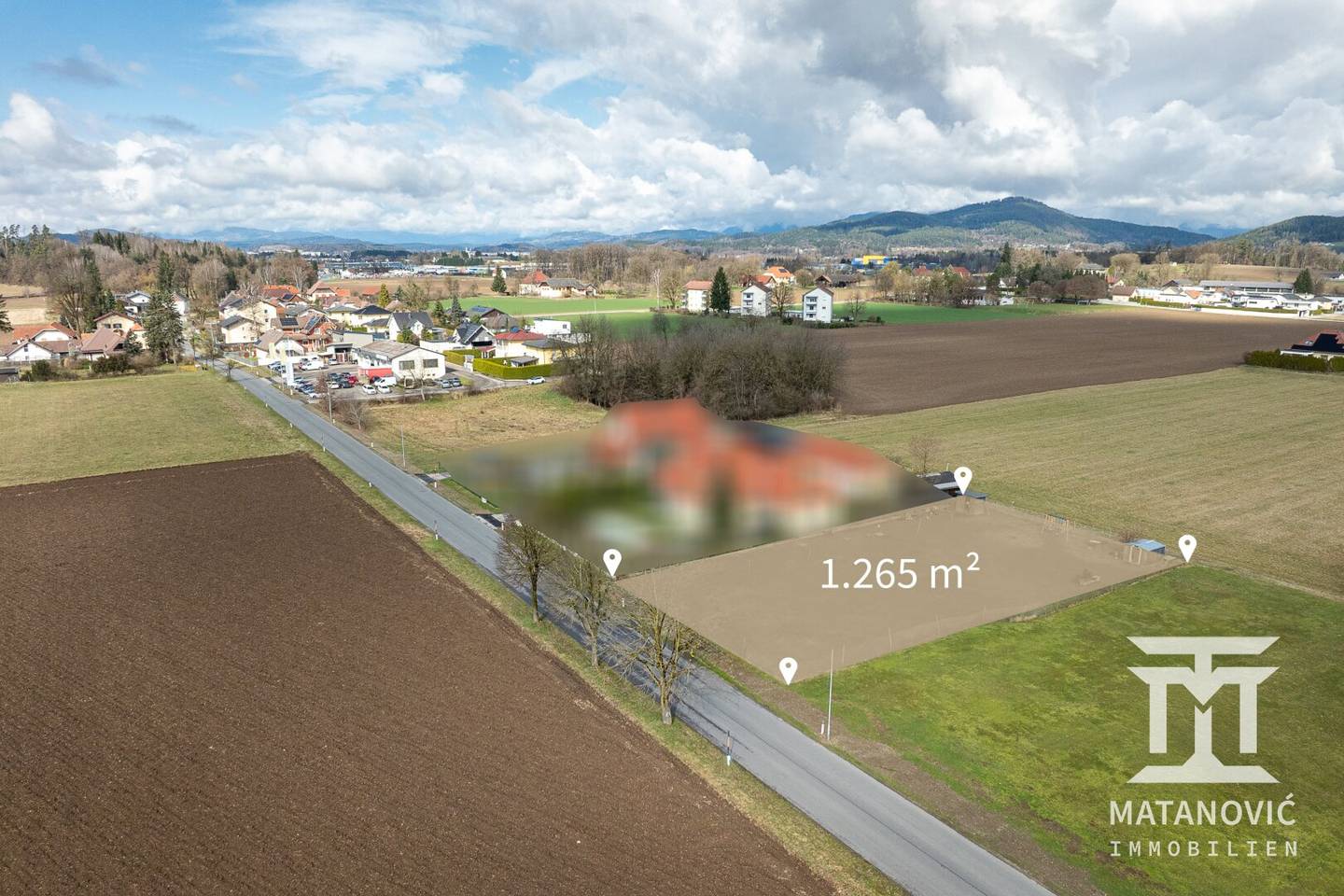 Grundstück 1265m² Klagenfurt