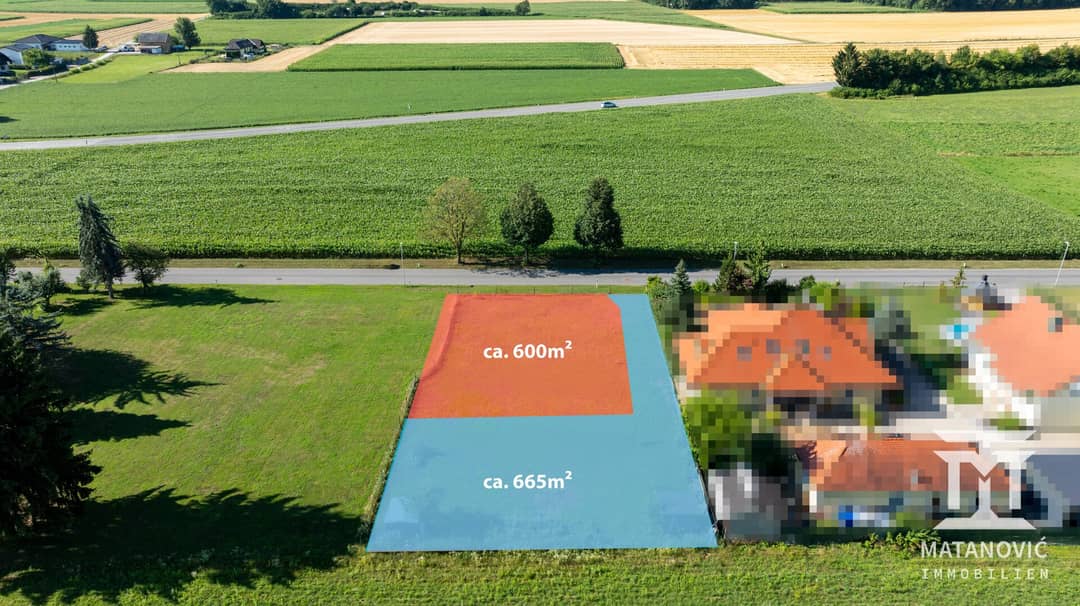Building land 665m² Klagenfurt Hörtendorf