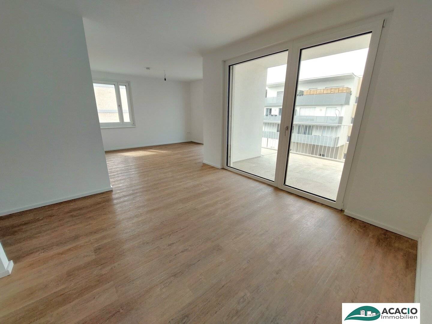 New build first occupancy apartment with balcony