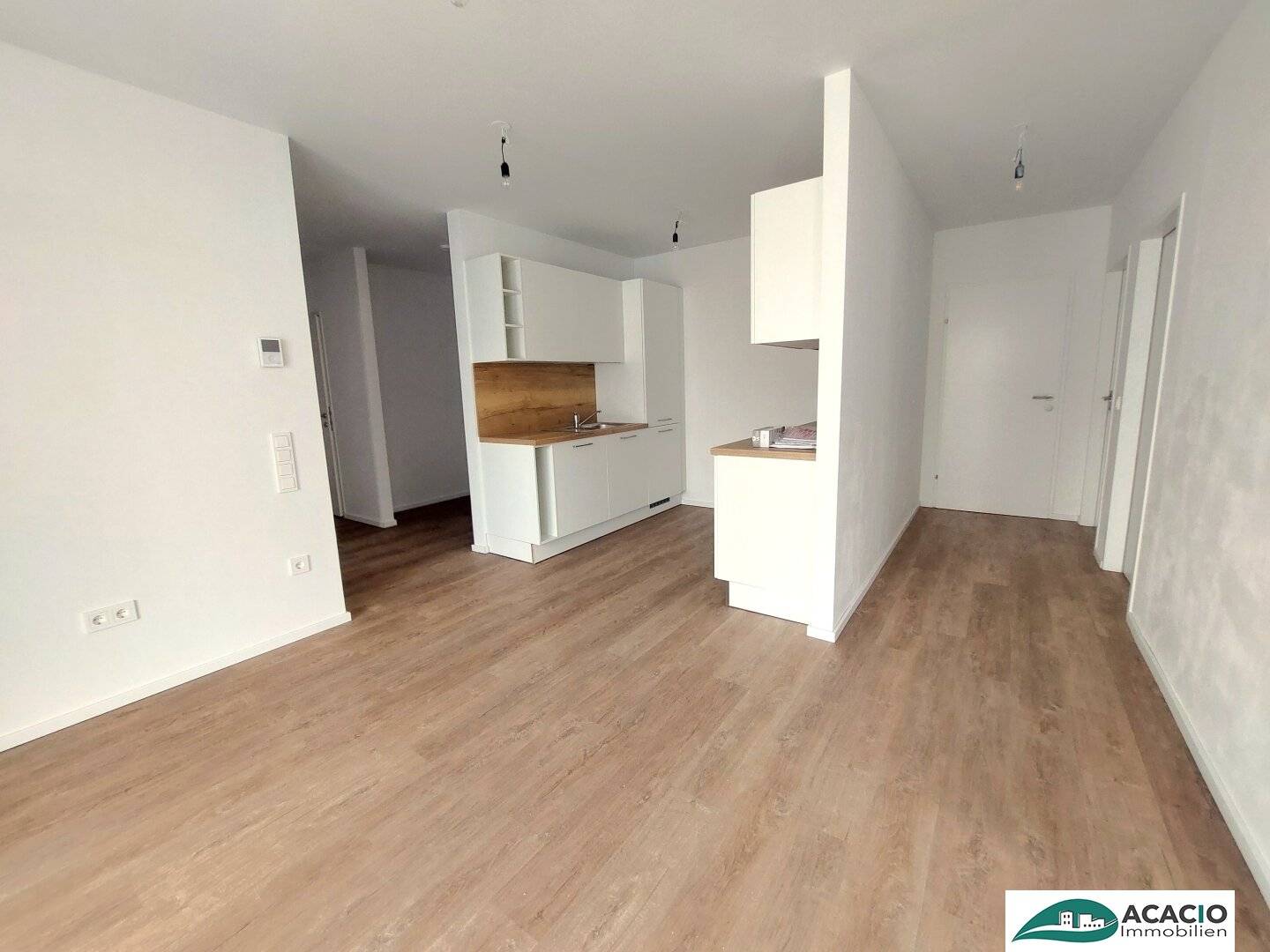 New build first occupancy apartment with balcony