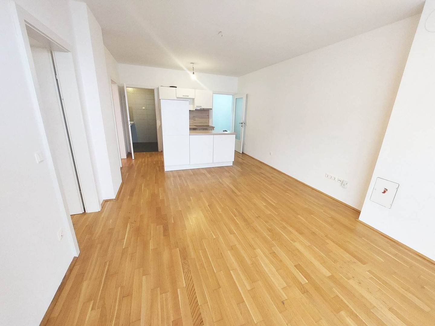 Apartment with loggia and balcony in quiet street