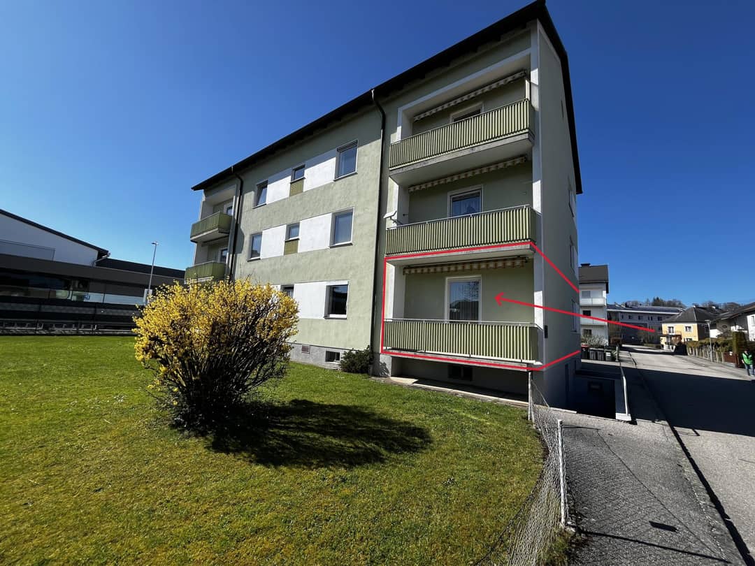 Ferienwohnung Zentrum Vöcklamarkt Balkon