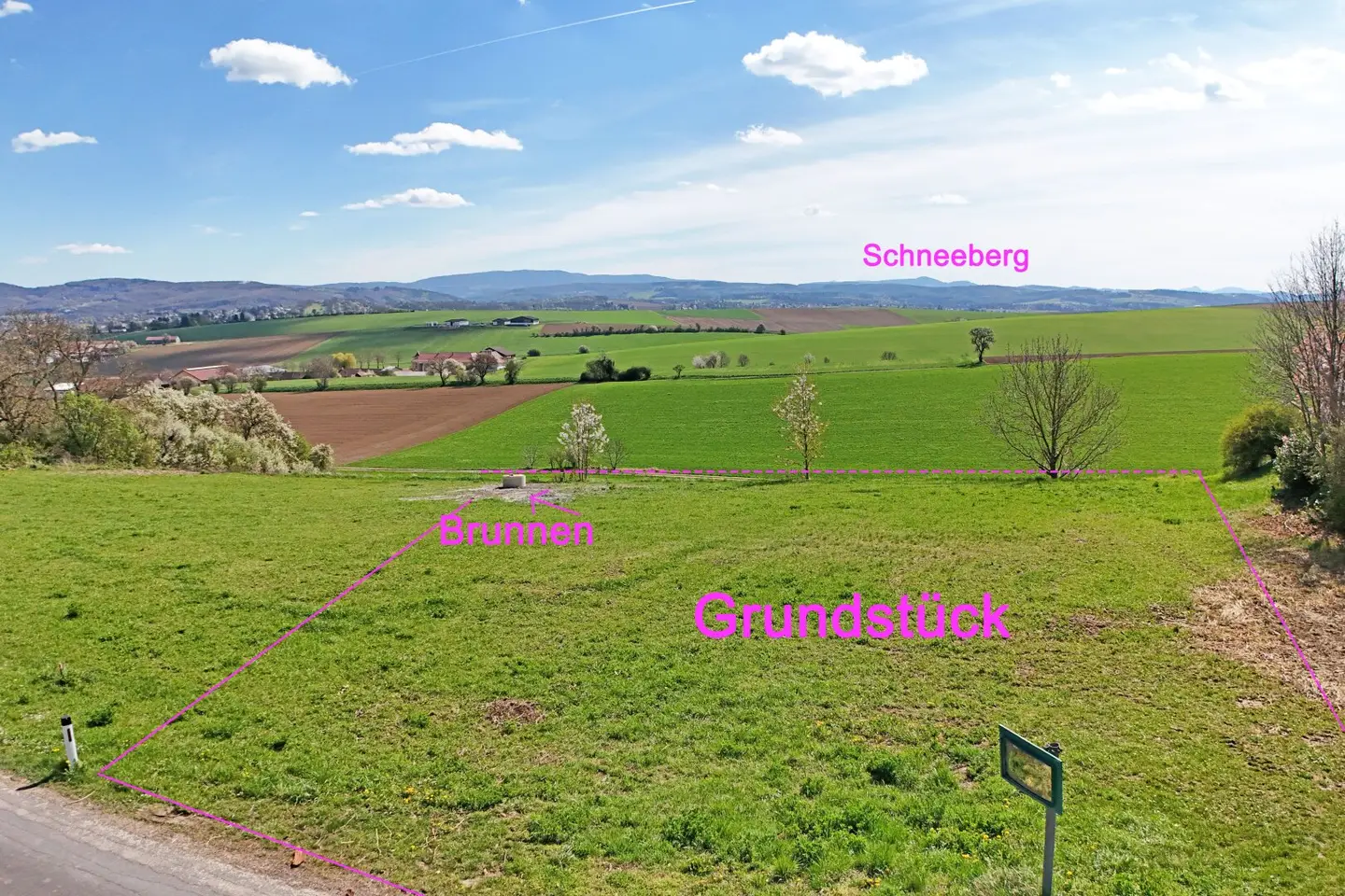 Building plot at golf course