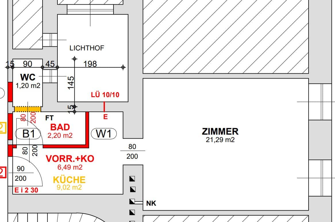 ++Q18++ Kompakte 1-Zimmer Altbauwohnung zum Revitalisieren