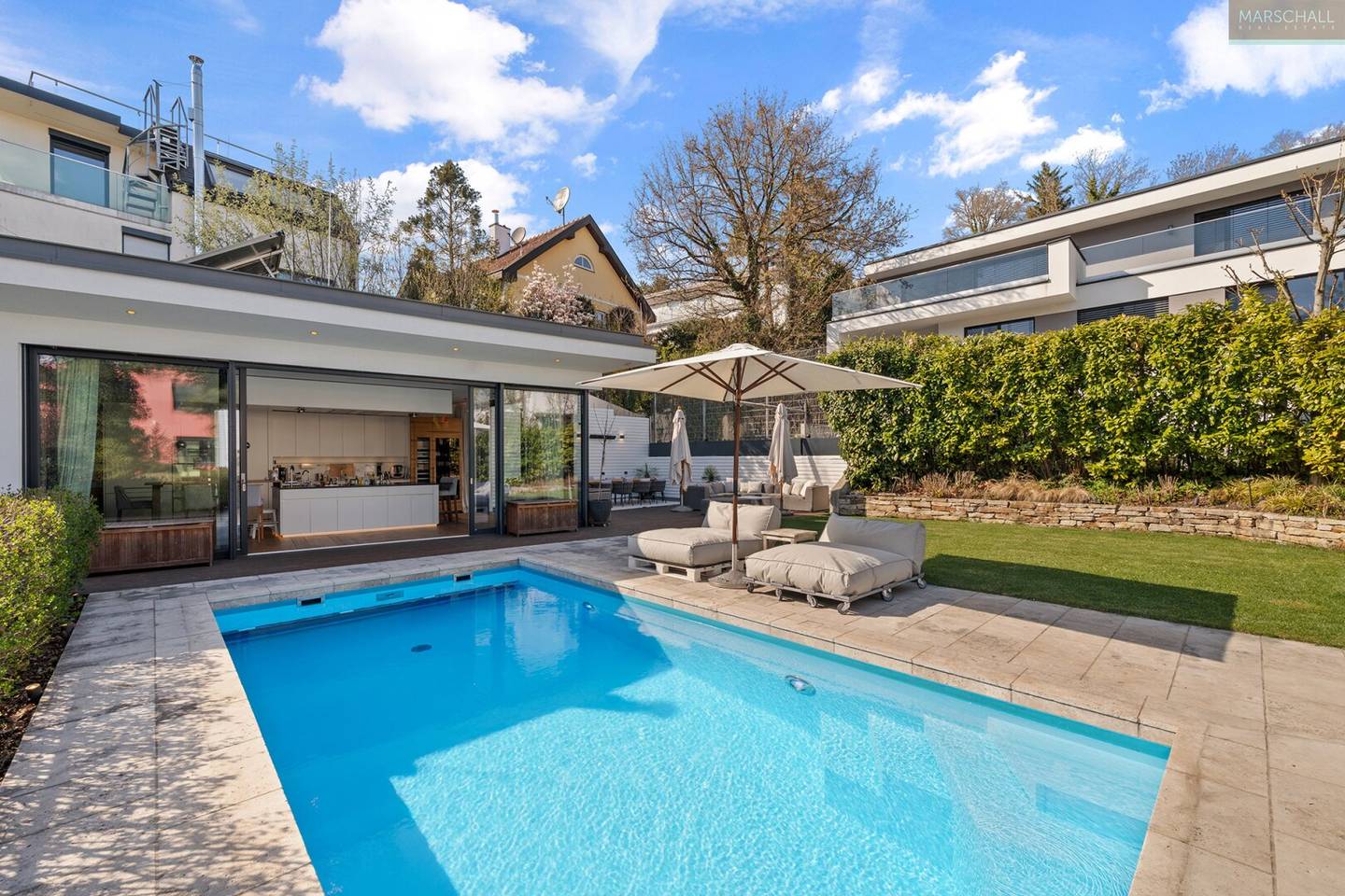 Wohnung Neustift am Walde Garten und Hallenbad