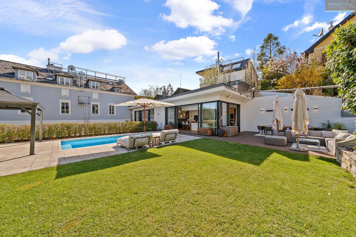 Wohnung Neustift am Walde Garten und Hallenbad
