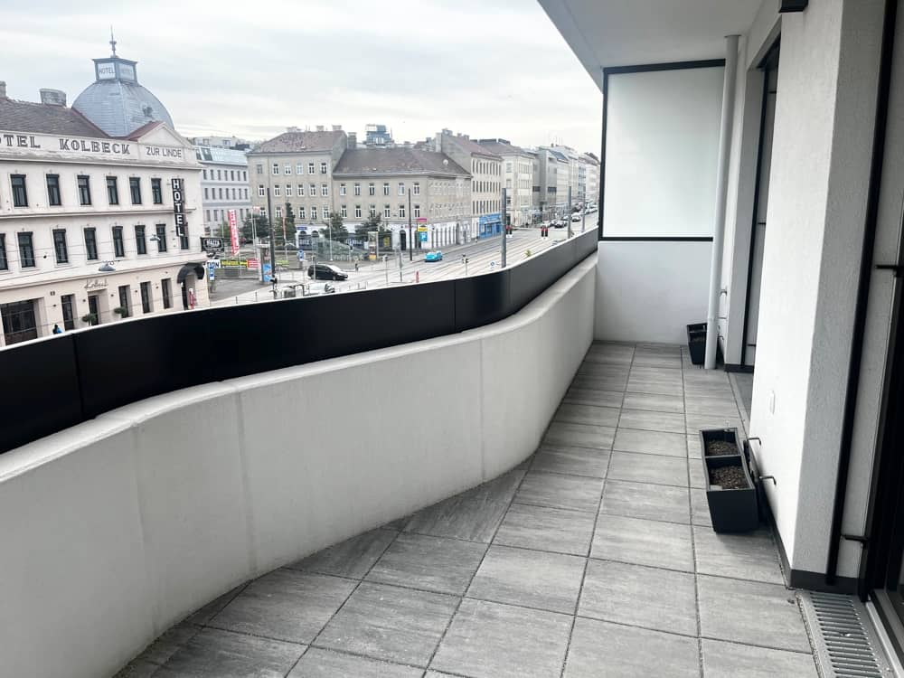 Newly built apartment near the main train station