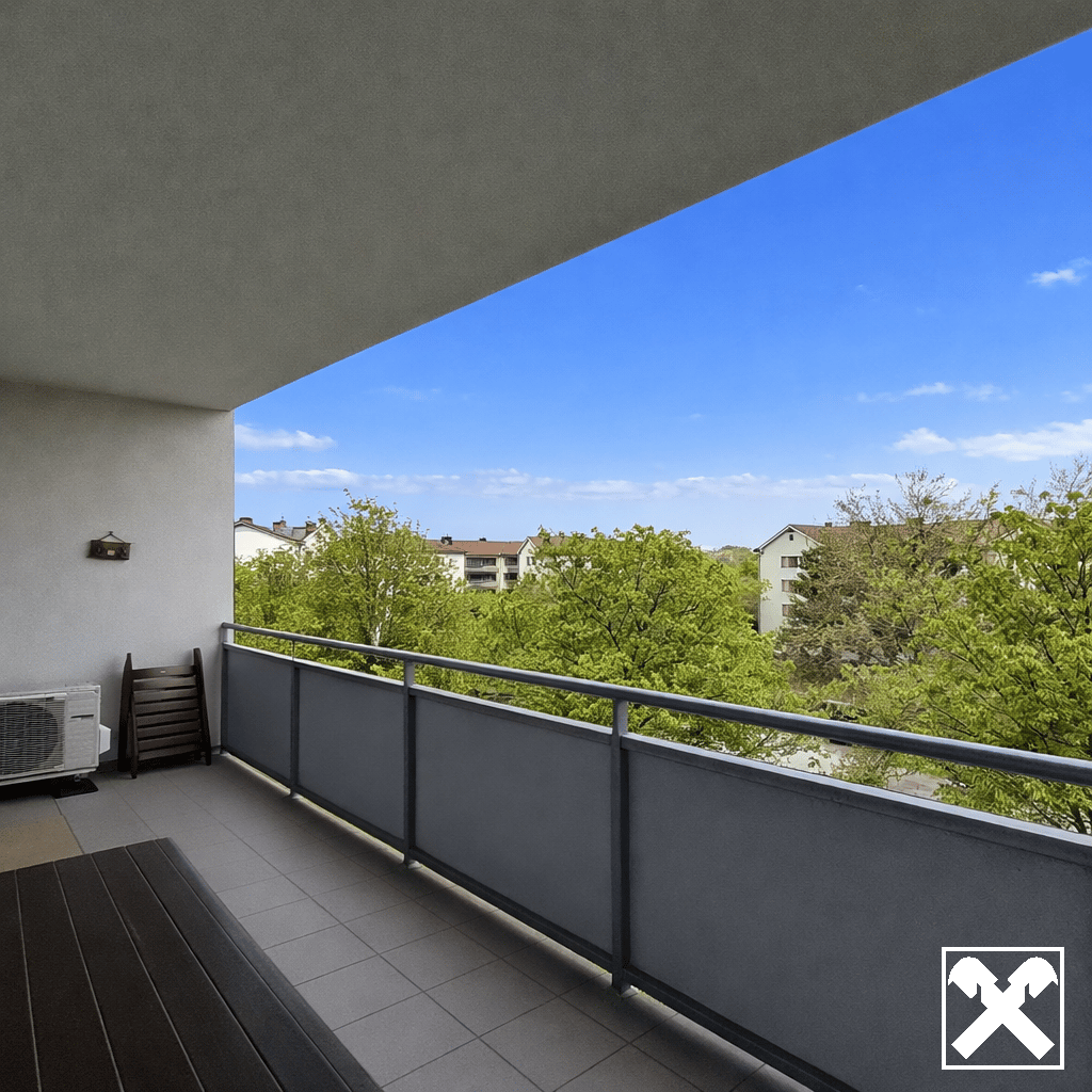 Barrierefreie Wohnung mit großer Loggia und Lift
