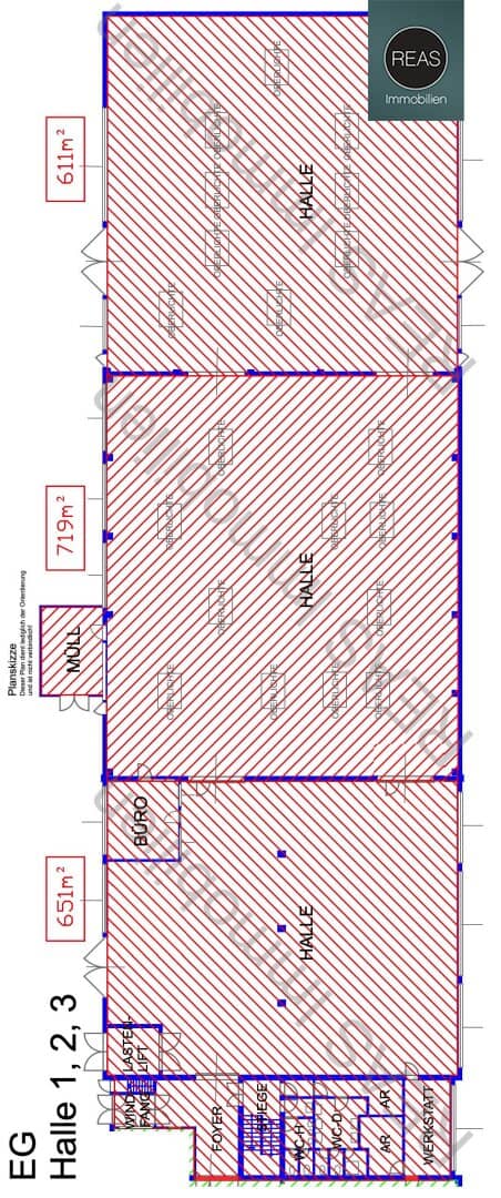 Commercial Halls near U1 Leopoldau
