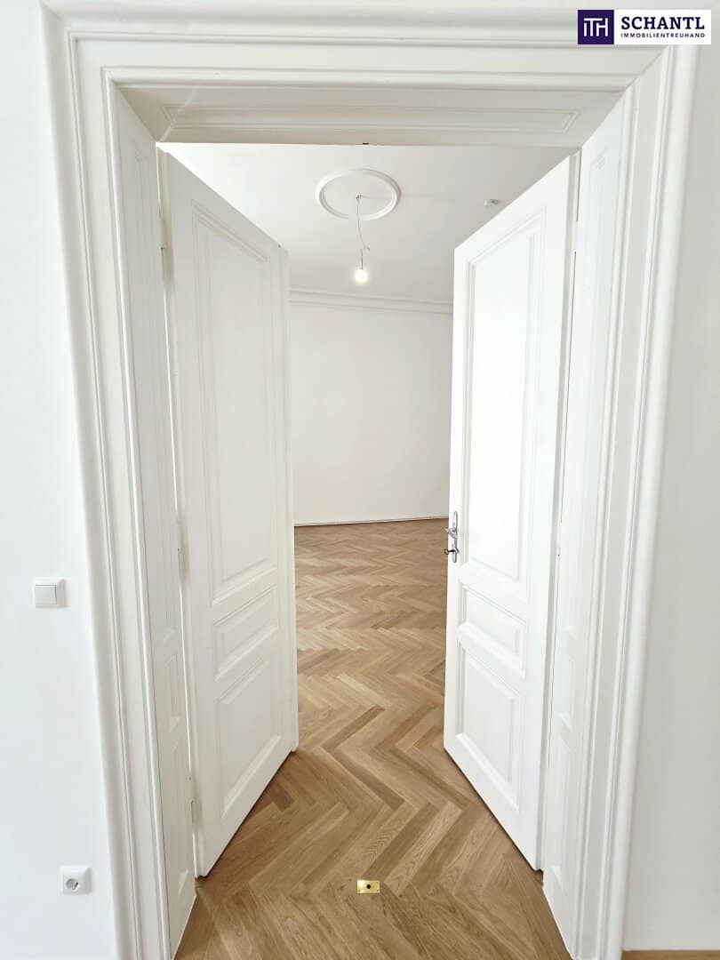 Wohnung with historic charm and plasterwork in prime location near Liechtensteinpark