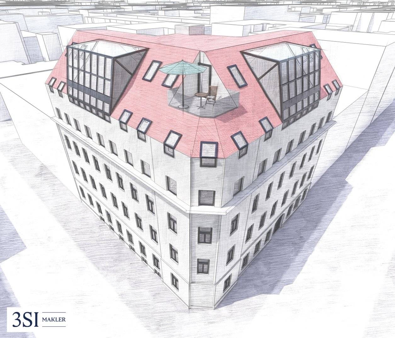 Wohnung Baubewilligter Rohdachboden