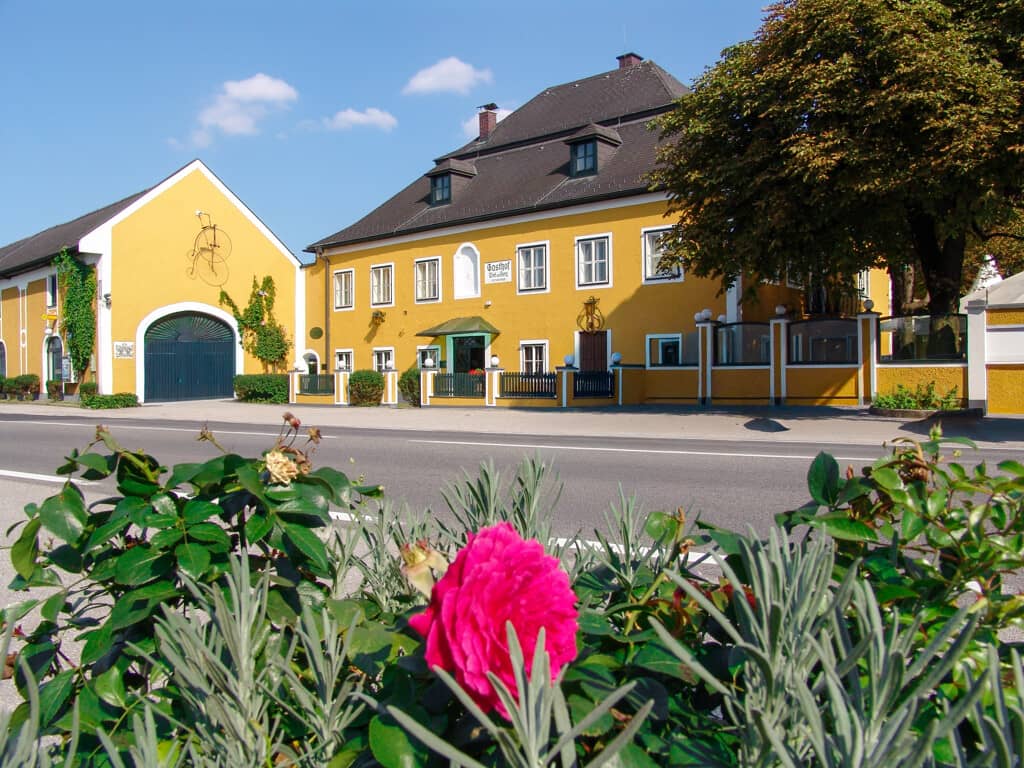 Historisches Gebäudeensemble in Wels