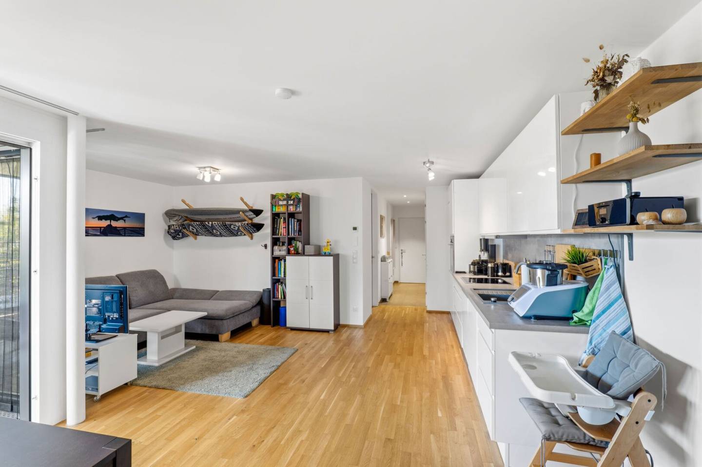 Wohnung mit Bergblick und Terrasse in ruhiger Lage