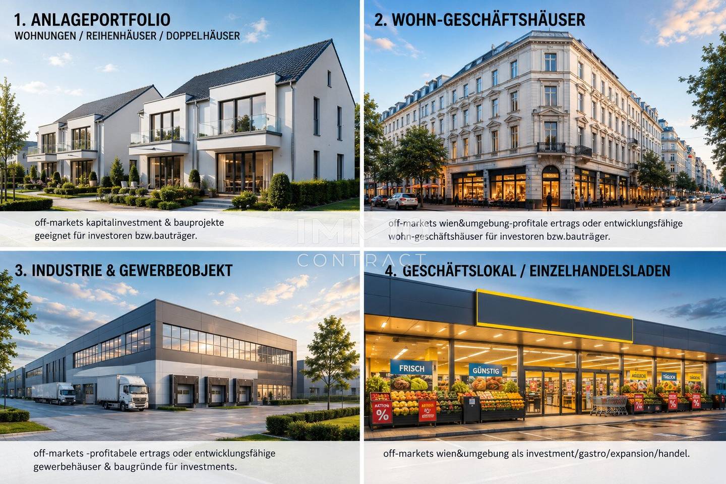 OFF-MARKET I Real Estate Investments | Existing or Development Projects | Future oriented Locations in Several States