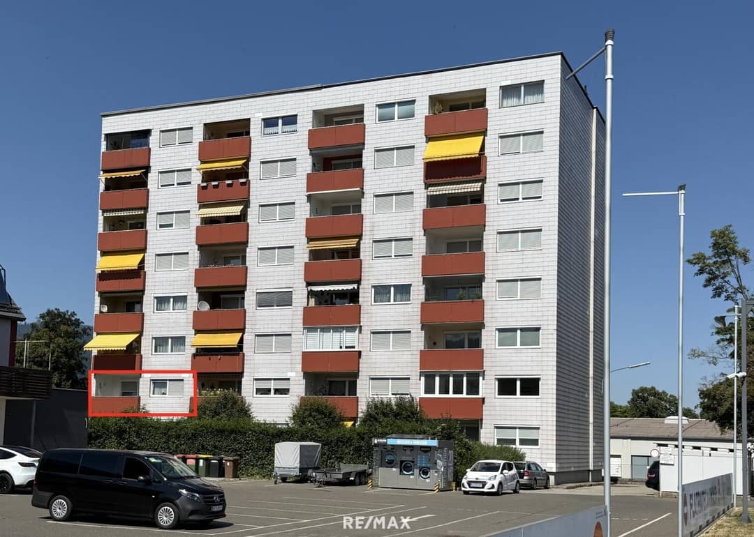 4-room apartment with loggia in Leoben
