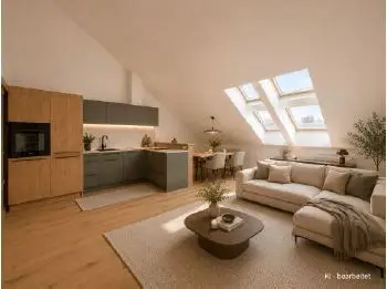 Dachgeschosswohnung mit Terrasse und Tischlerküche