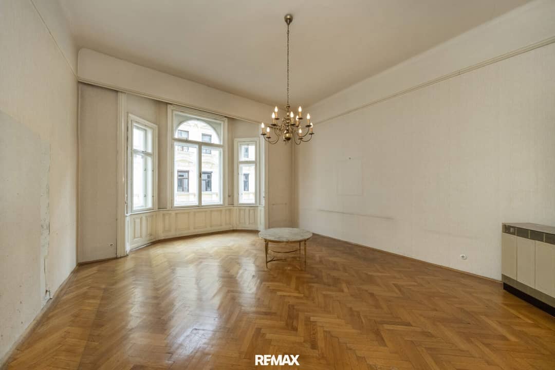 Wohnzimmer Wohnung 1070 Wien