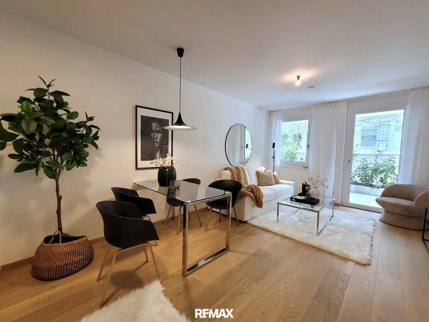 Wohnung mit Garten und Terrasse und Erdwärme
