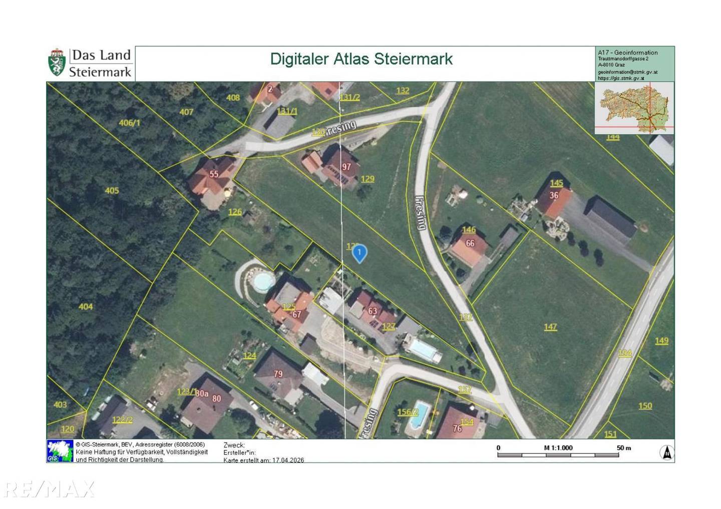 Baugrund in Fresing, 2048 m²