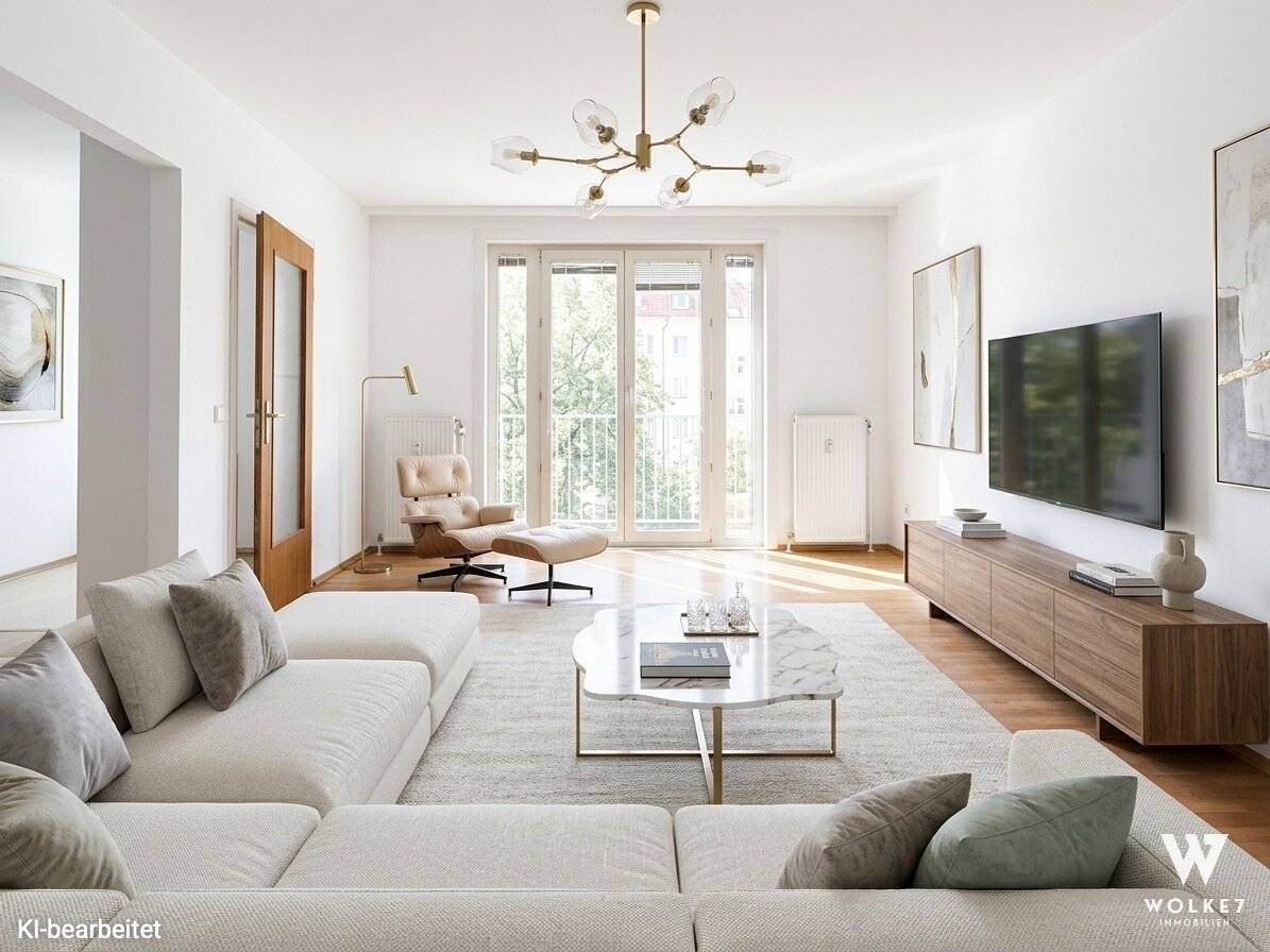 Barrierefreie Wohnung im dritten Liftstock mit Veranda